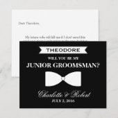 Zal jij mijn beste man zijn? | Groomsman Kaart (Voorkant / Achterkant)