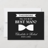 Zal jij mijn beste man zijn? | Groomsman Kaart (Voorkant)