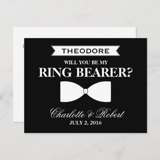 Zal jij mijn beste man zijn? | Groomsman Kaart (Voorkant / Achterkant)