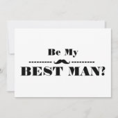 Zal jij mijn beste man zijn? kaart (Voorkant)