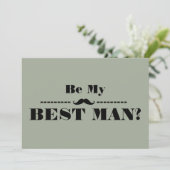 Zal jij mijn beste man zijn? kaart (Staand voorkant)