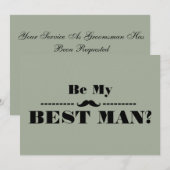Zal jij mijn beste man zijn? kaart (Voorkant / Achterkant)