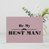 Zal jij mijn beste man zijn? kaart (Staand voorkant)