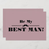 Zal jij mijn beste man zijn? kaart (Voorkant / Achterkant)