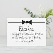 Zal jij mijn beste man zijn? kaart (Staand voorkant)