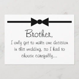 Zal jij mijn beste man zijn? kaart