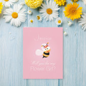 Zal Jij Mijn Bloemenmeisje Bruidsmeisje Grappig Sc Kaart