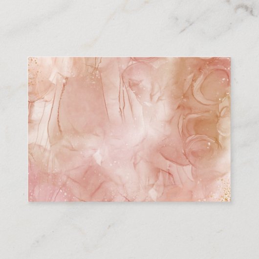 Zal jij mijn Bloemenmeisje worden? | Handgeschreve Informatiekaartje (Achterkant)