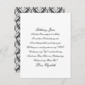 Zal Jij Mijn Bloemenmeisje Zijn Script Gedicht Kaa (Voorkant / Achterkant)