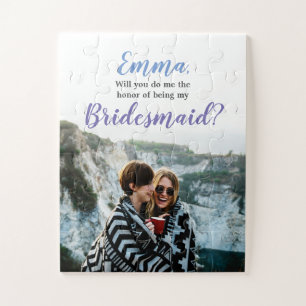 Zal jij mijn Bridesmaid-voorstel zijn?   Modern Bl Legpuzzel