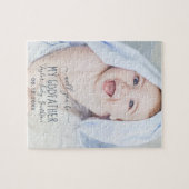 Zal jij mijn godfather zijn die persoonlijke foto  legpuzzel (Horizontaal)