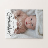 Zal jij mijn Godmoeder foto zijn? Legpuzzel (Horizontaal)