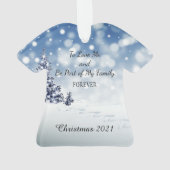 Zal jij mijn godmoeder kerstvoorstel worden? ornament (achterkant)