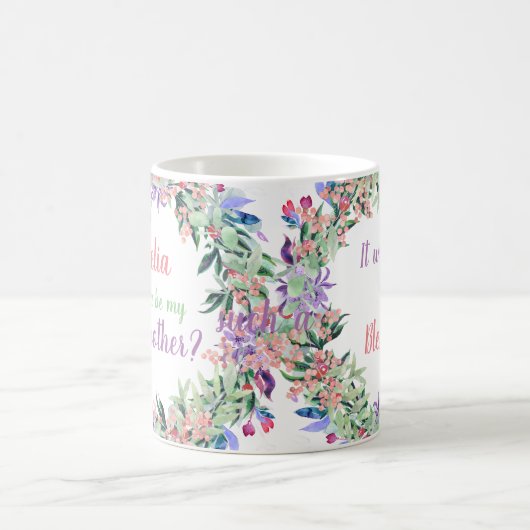 Zal jij mijn Godmoeder-voorstel zijn Floral? Koffiemok (Center)