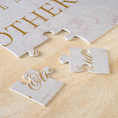 Zal jij mijn godmoeder zijn? Roze Magnolia Legpuzzel (Zijkant)