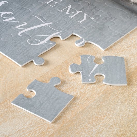 Zal jij mijn godouders Baby foto zijn? Legpuzzel (Zijkant)