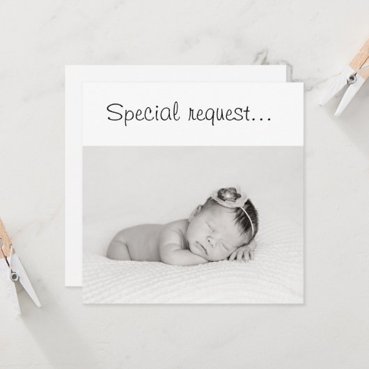 Zal jij mijn GodOuders Baby zijn met hoofdband? Kaart (Voorkant / Achterkant in situ)