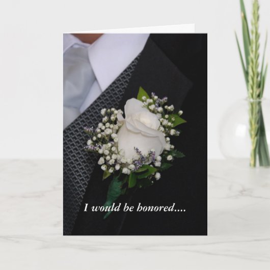 Zal jij mijn Groomsman zijn? (Voorkant)