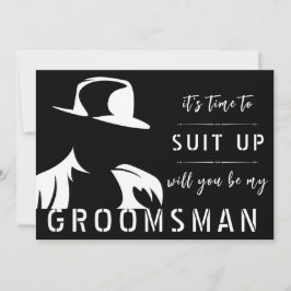 Zal jij mijn Groomsman zijn? Bedankkaart