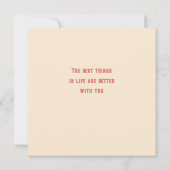 Zal Jij Mijn Valentijn Konijnen Koppel Zijn Kaart (Achterkant)