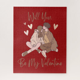 Zal jij mijn Valentijn zijn? Legpuzzel
