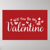 Zal jij mijn Valentijn zijn? Poster (Voorkant)