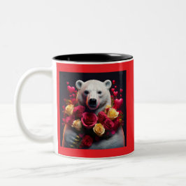 Zal jij mijn Valentijn zijn? Tweekleurige Koffiemok