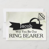 Zal jij onze Ring Bearer worden? Kaart (Voorkant)