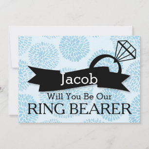 Zal jij onze Ring Bearer worden? Kaart