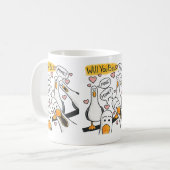 Zal Jij Van Mij Zijn? Valentijns Beker Koffiemok (Voorkant links)
