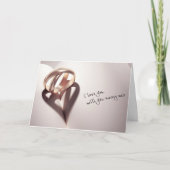 **ZAL "JULLIE" MARRY "ME" (IK HOOP VAN U) KAART (Voorkant)