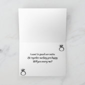 **ZAL "JULLIE" MARRY "ME" (IK HOOP VAN U) KAART (Binnen)