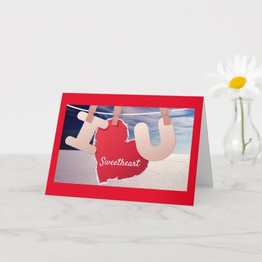 **ZAL "JULLIE" MARRY "ME" (IK HOOP VAN U) KAART (Kleine Plant)