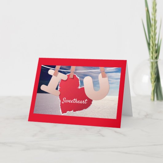 **ZAL "JULLIE" MARRY "ME" (IK HOOP VAN U) KAART (Voorkant)