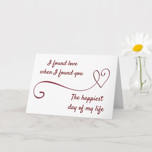 **ZAL "JULLIE" MARRY "ME" (IK HOOP VAN U) KAART (Kleine Plant)