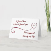 **ZAL "JULLIE" MARRY "ME" (IK HOOP VAN U) KAART (Voorkant)