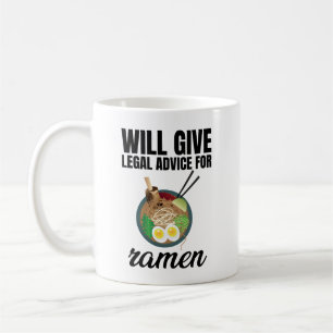 Zal juridisch advies geven voor Ramen Koffiemok