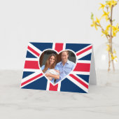 Zal, Kate, Prins George - Britse Vlag Kaart (Gele Bloem)