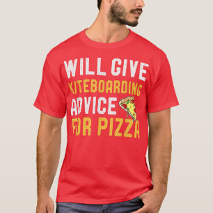 Zal Kiteboarding advies geven voor Pizza Funny Kit T-shirt