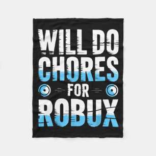 Zal Klusjes Doen Voor Robux Grappige Gamer Videoga Fleece Deken