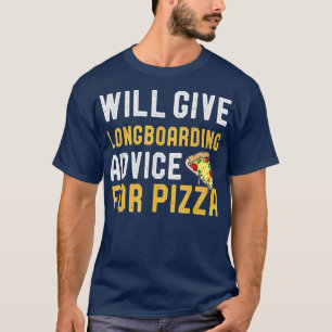 zal lang instapadvies geven voor Pizza Funny Skat T-shirt