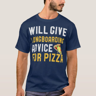 zal lang instapadvies geven voor Pizza Funny Skat T-shirt