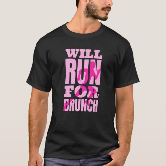 zal lopen voor brunch running 1 t-shirt (Voorkant)