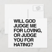 ZAL MIJ RECHTVAARDIGEN VOOR LOVIN BRIEFKAART (Voorkant / Achterkant)