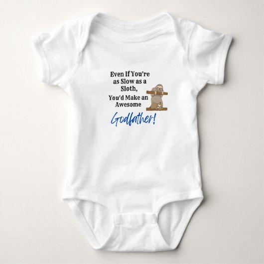 Zal mijn Godfather Baby bodysuit zijn (Voorkant)
