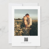 ZAL Moderne Minimale Vierkante Foto sparen de Datu Kaart (Achterkant)