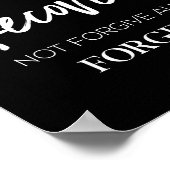 zal niet vergeven en niet vergeten poster (Hoek)