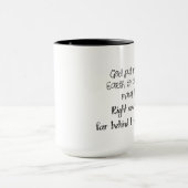 Zal nooit de Sarcastische koffie-Mok sterven Mok (Midden)