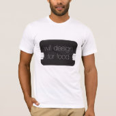 Zal ontwerpen voor voedsel t-shirt (Voorkant)