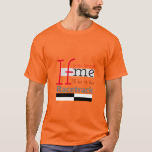 Zal op racebaan Personaliseren T-shirt